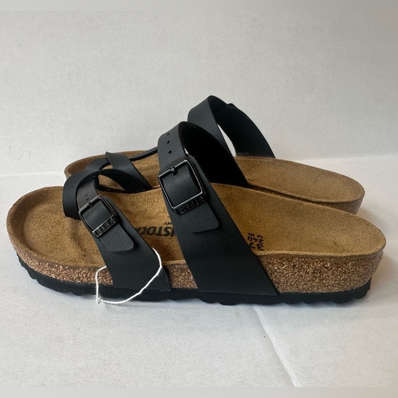 Birkenstock “Mayari” Black Cross-Strap Sandals Size 37 New With Tags! - Picture 2 of 9